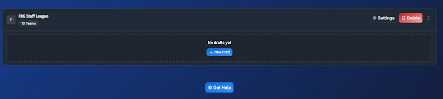 Draft Dominator Start League